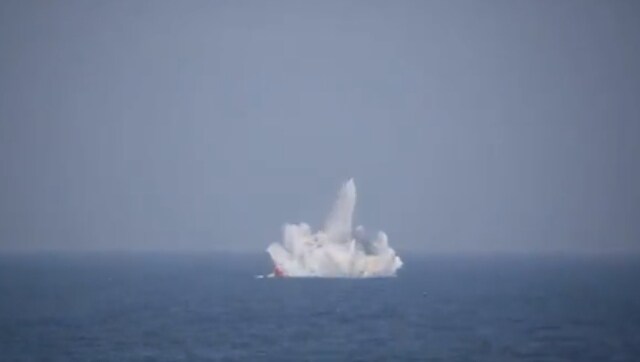 WATCH: Indigenously developed torpedo successfully engages underwater target