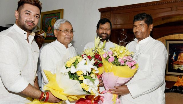 ljp leaders with nitish kumar