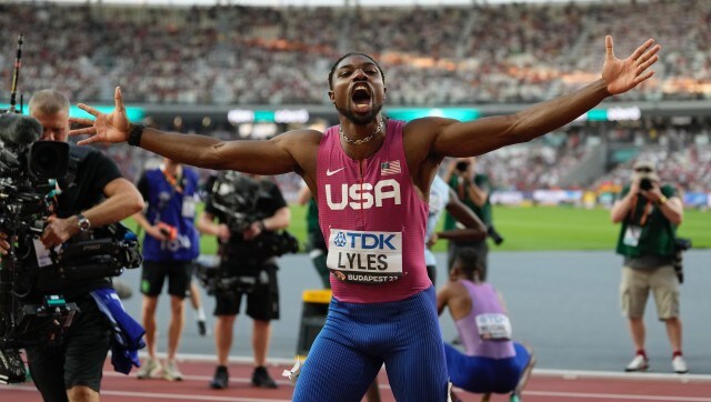 World Athletics Championships Lyles Wins 100m Gold Cheptegei Reigns