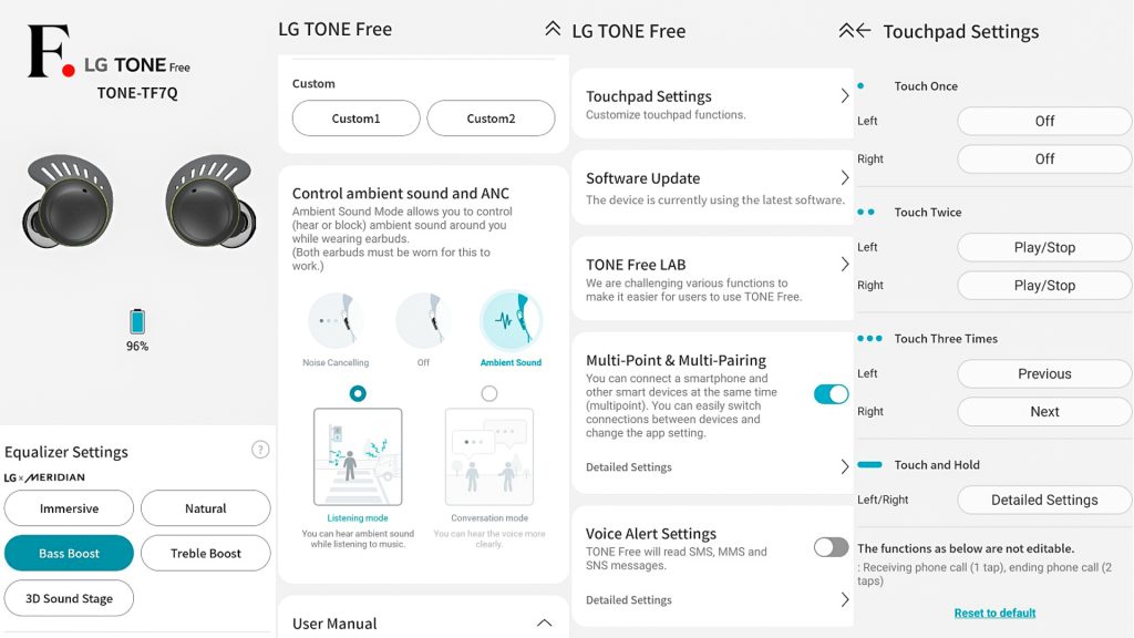 LG Tone Free Fit TF7 Review LG Tone Free app