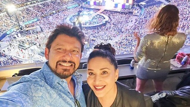 Madhuri Dixit attends Beyonce concert in LA with husband Shriram Nene, shares glimpse Madhuri Dixit attends Beyonce concert in LA with husband Shriram Nene, shares glimpse