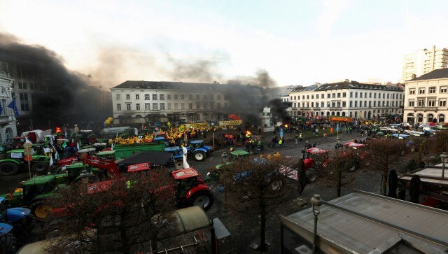 Hurled eggs and firecrackers at police: Why farmers’ protests have gripped Europe