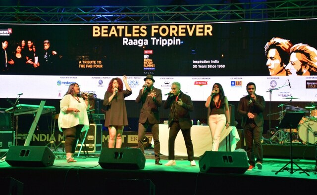 A significant idea behind the summit was to create a platform for emerging artists to showcase their talent. Raga Trippin also took to the stage at the second edition of the event. Facebook/ MTV India Music Summit A significant idea behind the summit was to create a platform for emerging artists to showcase their talent. Raga Trippin also took to the stage at the second edition of the event. Facebook/ MTV India Music Summit