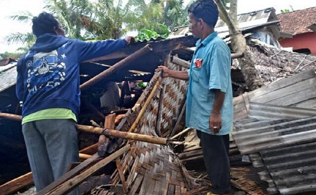 Houses were swept away and families were reported missing, a disaster agency spokesperson said, adding that mobile networks and power supply in the area were affected. Reuters Houses were swept away and families were reported missing, a disaster agency spokesperson said, adding that mobile networks and power supply in the area were affected. Reuters