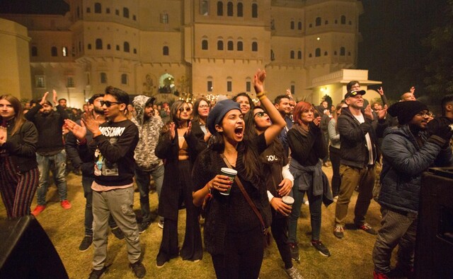 The crowd goes wild for I M U R on the BUD X South Stage The crowd goes wild for I M U R on the BUD X South Stage