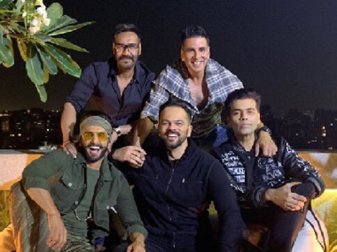 Rohit Shetty teases cop crossover between Ranveer Singh's Simmba, Ajay Devgn's Singham, Akshay Kumar's Sooryavanshi Rohit Shetty teases cop crossover between Ranveer Singh's Simmba, Ajay Devgn's Singham, Akshay Kumar's Sooryavanshi