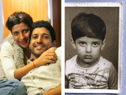 On Farhan Akhtar's 45th birthday, sister Zoya wishes him with a throwback passport size picture On Farhan Akhtar's 45th birthday, sister Zoya wishes him with a throwback passport size picture