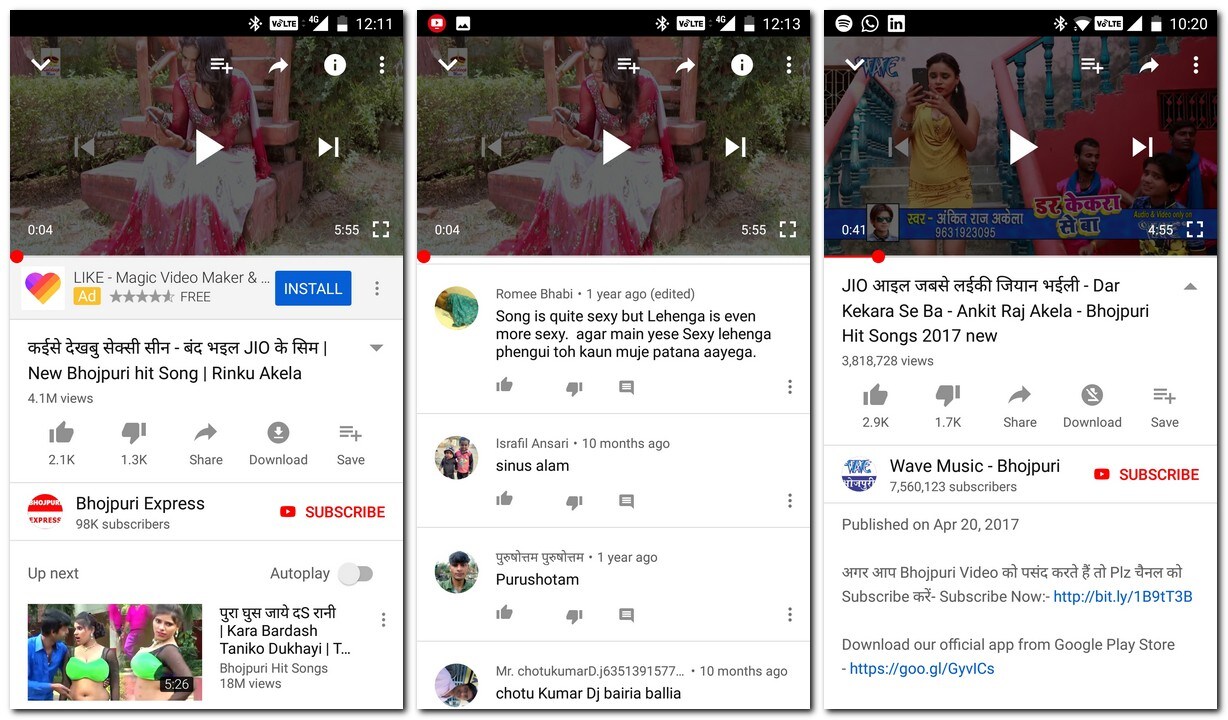 Indie Bhojpuri videos are part of a thriving sub-culture on YouTube