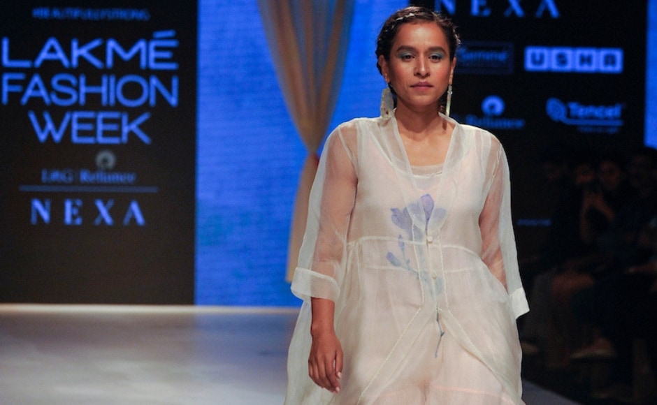 Tillotama Shome walked the ramp for Rina Singh's label Eka at Lakme Fashion Week Tillotama Shome walked the ramp for Rina Singh's label Eka at Lakme Fashion Week