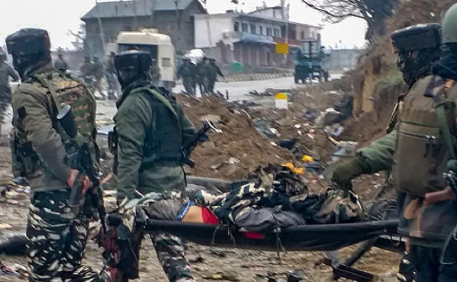 The powerful explosion, which reduced the bus to a mangled heap of iron, was heard many kilometres away, including in some parts of Srinagar adjoining the Pulwama district. PTI The powerful explosion, which reduced the bus to a mangled heap of iron, was heard many kilometres away, including in some parts of Srinagar adjoining the Pulwama district. PTI