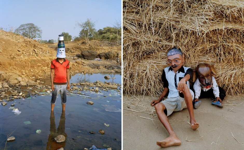 She wished to commission them, along with their families and fellow volunteers (more than 30 people in total), to create a new set of masks — not of gods or demons as per local tradition and lore, but rather as representing beings existing in contemporary reality. She wished to commission them, along with their families and fellow volunteers (more than 30 people in total), to create a new set of masks — not of gods or demons as per local tradition and lore, but rather as representing beings existing in contemporary reality.