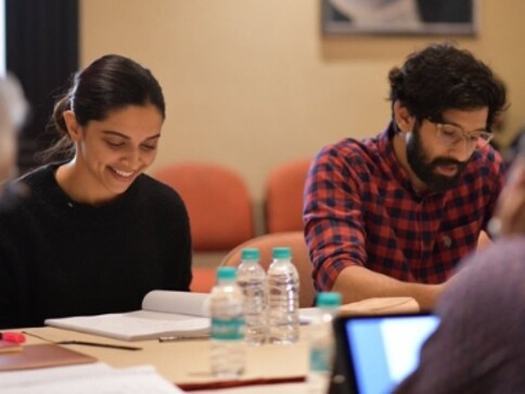 Chhapaak: Deepika Padukone shares behind-the-scenes photo with Vikrant Massey from film's first table read Chhapaak: Deepika Padukone shares behind-the-scenes photo with Vikrant Massey from film's first table read