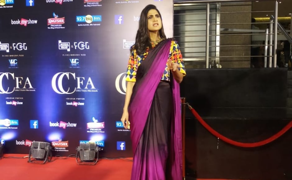 Aahana Kumra, of Lipstick Under my Burkha and The Accidental Prime Minister fame, was also present for Critics Choice Film Awards 2019 Aahana Kumra, of Lipstick Under my Burkha and The Accidental Prime Minister fame, was also present for Critics Choice Film Awards 2019