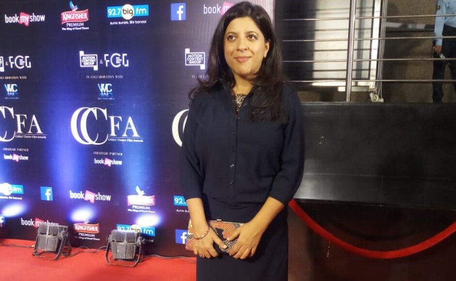 Zoya Akhtar, who announced the nominations for CCFA 2019 along with Vidya Balan, was also present for the event Zoya Akhtar, who announced the nominations for CCFA 2019 along with Vidya Balan, was also present for the event