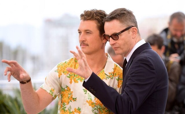 Miles Teller and Nicolas Winding Refn at the Cannes Film Festival. Twitter Miles Teller and Nicolas Winding Refn at the Cannes Film Festival. Twitter