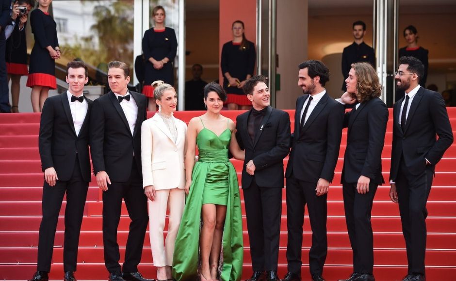 The cast of Matthias and Maxime along with director-producer Xavier Dolan at Cannes red carpet. Twitter The cast of Matthias and Maxime along with director-producer Xavier Dolan at Cannes red carpet. Twitter