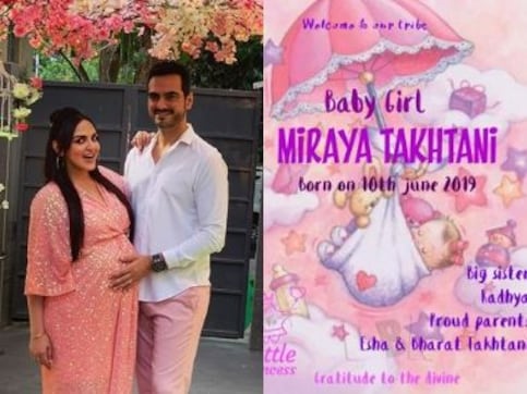 Esha Deol, Bharat Takhtani announce birth of second daughter after Radhya, name her Miraya Esha Deol, Bharat Takhtani announce birth of second daughter after Radhya, name her Miraya