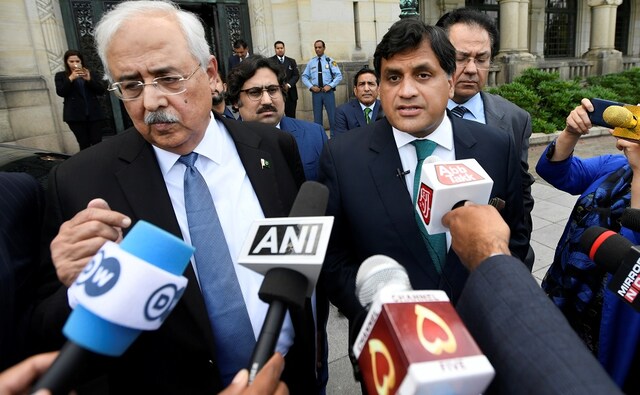 Mohammad Faisal (R) is a Pakistani diplomat who is the current spokesperson for the Ministry of Foreign Affairs, and he is in office since 2017. He is accompanied by Anwar Mansoor (L). They spoke to reporters outside ICJ. The case took two years and two months to complete. Reuters Mohammad Faisal (R) is a Pakistani diplomat who is the current spokesperson for the Ministry of Foreign Affairs, and he is in office since 2017. He is accompanied by Anwar Mansoor (L). They spoke to reporters outside ICJ. The case took two years and two months to complete. Reuters