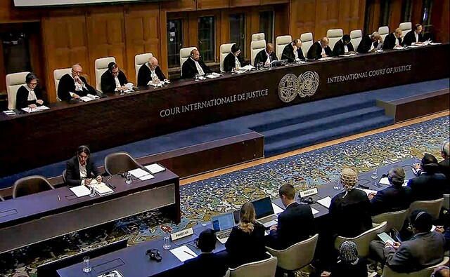 The International Court of Justice heard the case of Kulbhushan Jadhav, sentenced to death by a Pakistani military court on charges of being an Indian spy, and ruled that Pakistan must review his death sentence and provide him consular access. PTI The International Court of Justice heard the case of Kulbhushan Jadhav, sentenced to death by a Pakistani military court on charges of being an Indian spy, and ruled that Pakistan must review his death sentence and provide him consular access. PTI