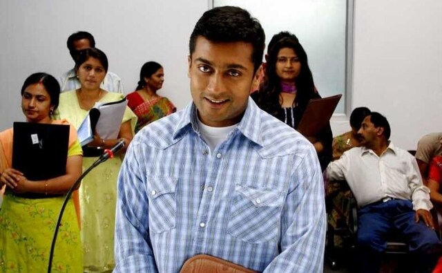 A young Suriya in Vaaranam Aayiram, a story about a father-son bond and how it matures through time. Image from Twitter A young Suriya in Vaaranam Aayiram, a story about a father-son bond and how it matures through time. Image from Twitter