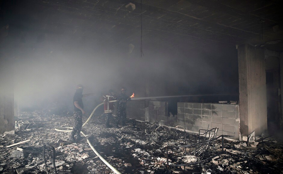 A heatwave in the region coupled with strong winds intensified the fires that began a day earlier in mostly pine forests around the country and three provinces in neighbouring Syria. There were no reports of fatalities from the fires — among the worst to hit Lebanon in years. AP A heatwave in the region coupled with strong winds intensified the fires that began a day earlier in mostly pine forests around the country and three provinces in neighbouring Syria. There were no reports of fatalities from the fires — among the worst to hit Lebanon in years. AP