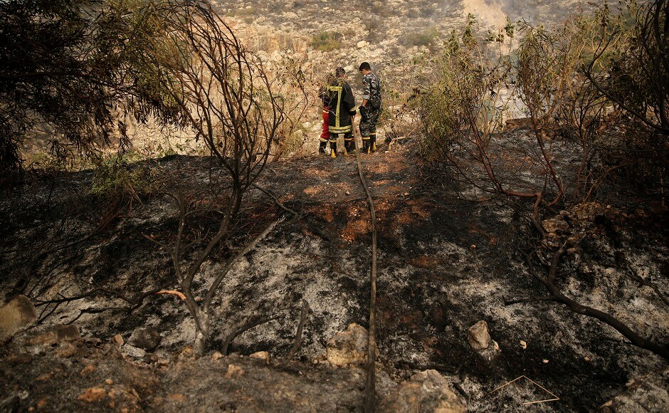The state has been widely criticized by residents because Lebanon bought three aircraft several years ago to be used in extinguishing fires but they have been parked at Beirut's airport with no money to maintain them. AP The state has been widely criticized by residents because Lebanon bought three aircraft several years ago to be used in extinguishing fires but they have been parked at Beirut's airport with no money to maintain them. AP