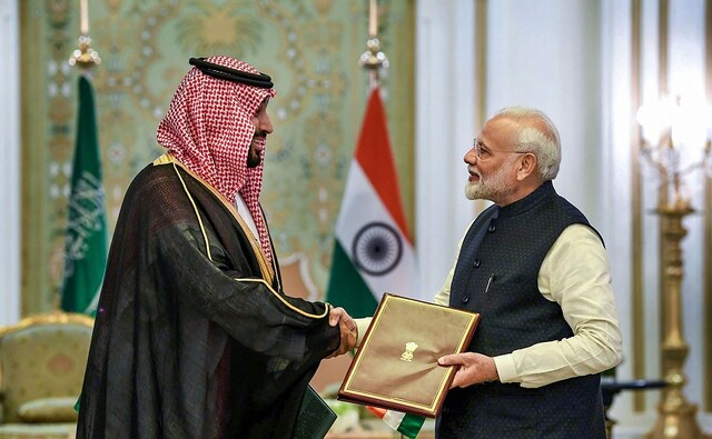 Prime Minister Narendra Modi was on a two-day visit to Saudi Arabia to attend the Future Investment Initiative (FII) in Riyadh and held talks with Saudi King Salman bin Abdulaziz and powerful Crown Prince Mohammed bin Salman. The two of them inked over a dozen agreements in several key sectors. PTI Prime Minister Narendra Modi was on a two-day visit to Saudi Arabia to attend the Future Investment Initiative (FII) in Riyadh and held talks with Saudi King Salman bin Abdulaziz and powerful Crown Prince Mohammed bin Salman. The two of them inked over a dozen agreements in several key sectors. PTI