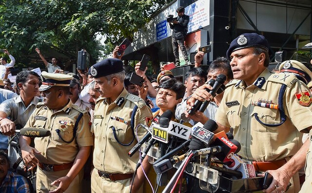Police Commissioner Amulya Patnaik also made an unsuccessful appeal to the protesters to end their stir on Tuesday. The protests were only called off in the night after an assurance by senior officers that their grievances will be addressed. PTI Police Commissioner Amulya Patnaik also made an unsuccessful appeal to the protesters to end their stir on Tuesday. The protests were only called off in the night after an assurance by senior officers that their grievances will be addressed. PTI