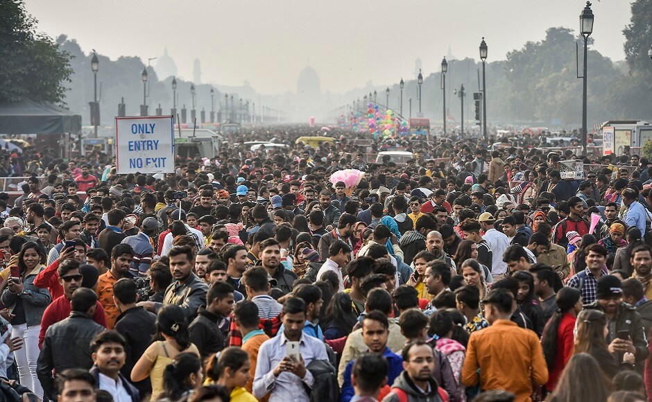 Visitors gathered at India Gate on 1 January, the first day of the New Year 2020 in New Delhi. PTI Visitors gathered at India Gate on 1 January, the first day of the New Year 2020 in New Delhi. PTI
