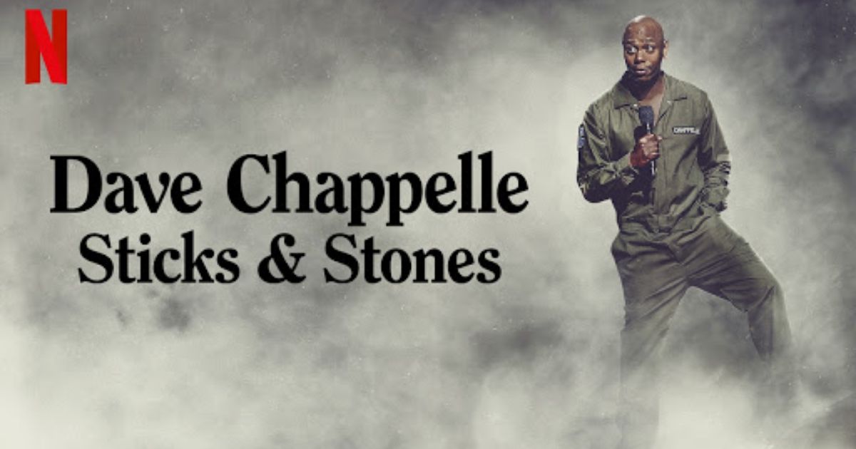 Dave Chappelle in Sticks & Stones. Image via Twiiter