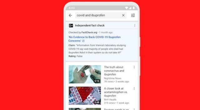YouTube expands fact-check feature to US video searches during COVID-19 pandemic YouTube expands fact-check feature to US video searches during COVID-19 pandemic