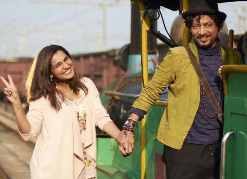 Irrfan with Parvathy in Qarib Qarib Singlle