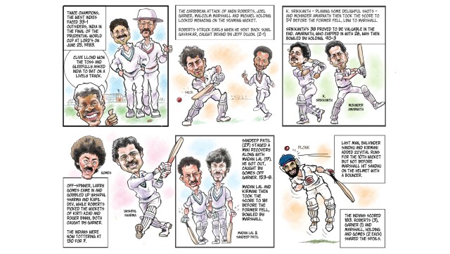 Kapil's Devils' Day of Glory: Read a comic on Team India's historic 1983 Cricket World Cup win Kapil's Devils' Day of Glory: Read a comic on Team India's historic 1983 Cricket World Cup win