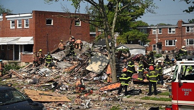 One dead, 4 severely injured after gas explosion in US' Baltimore; rescue and relief ops underway One dead, 4 severely injured after gas explosion in US' Baltimore; rescue and relief ops underway