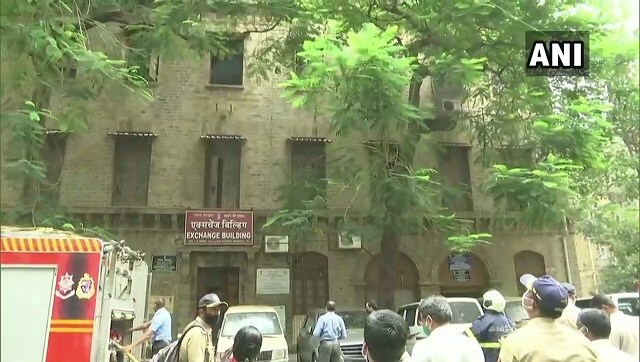 Minor fire breaks out at Exchange Building in Mumbai's Ballard Estate area; no injuries so far Minor fire breaks out at Exchange Building in Mumbai's Ballard Estate area; no injuries so far