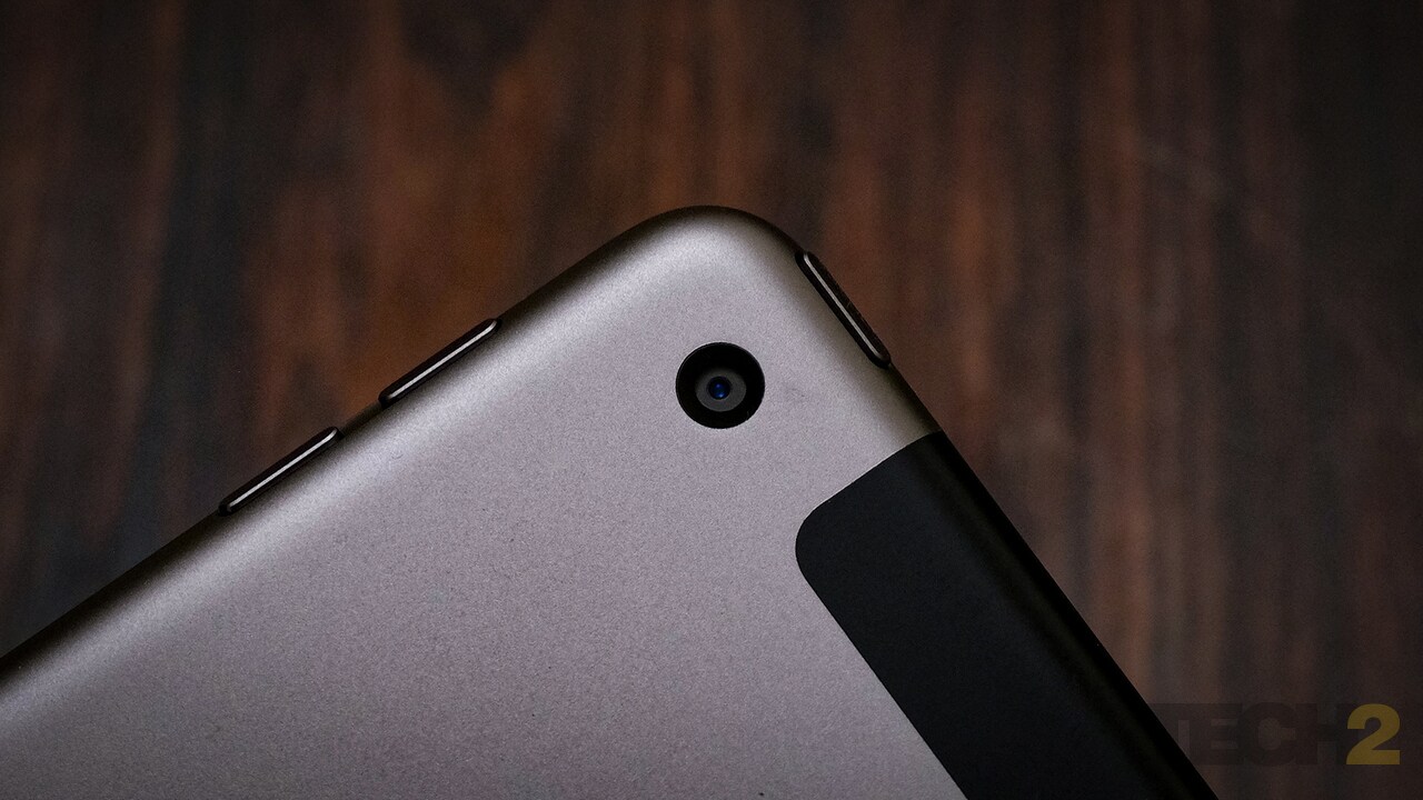 That 8MP rear camera has to be the smallest camera I’ve seen in years. It’s also among the weakest.On the plus side, there’s no camera bump, and for the purposes of video calling and scanning documents, it’s enough. Image: Anirudh Regidi