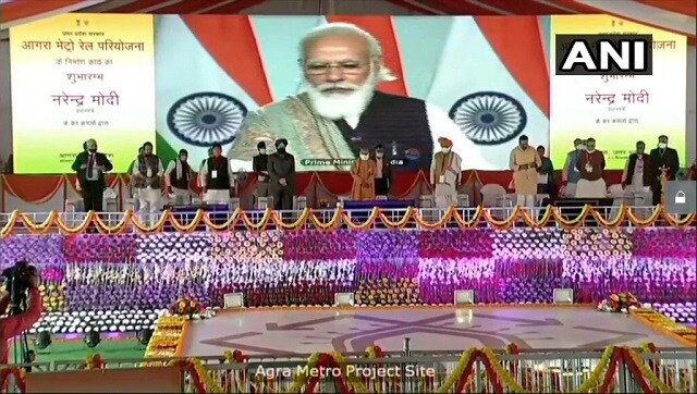 Agra Metro project: Narendra Modi inaugurates construction work via video conference Agra Metro project: Narendra Modi inaugurates construction work via video conference