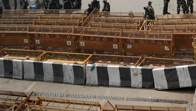 Farmers' protest: Iron nails installed around Ghazipur site being 'repositioned', says Delhi Police Farmers' protest: Iron nails installed around Ghazipur site being 'repositioned', says Delhi Police