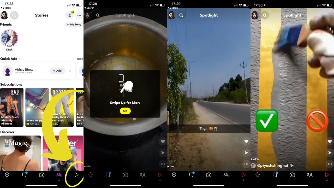 Snapchat-spotlight-india