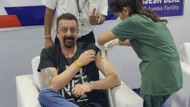 Sanjay Dutt receives first dose of COVID-19 vaccine at Mumbai centre, tweets picture Sanjay Dutt receives first dose of COVID-19 vaccine at Mumbai centre, tweets picture