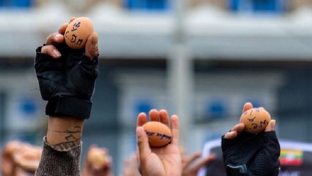 Myanmar protesters paint anti-coup messages on Easter eggs; Pope Francis expresses solidarity Myanmar protesters paint anti-coup messages on Easter eggs; Pope Francis expresses solidarity