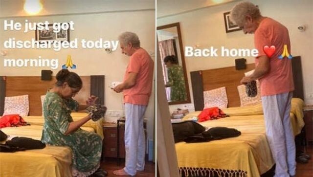 Naseeruddin Shah discharged from Mumbai hospital, son Vivaan shares update on Instagram