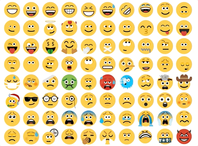 Nye animerte emoji for Skype