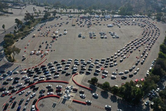 Ambulances put on alert as Los Angeles hospitals swamped by COVID-19 patients