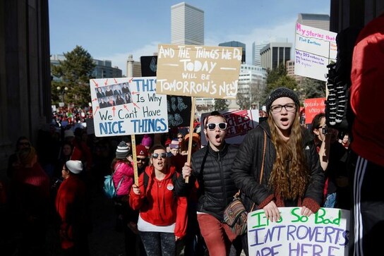 Talks to end three-day Denver teachers strike resume after progress reported Talks to end three-day Denver teachers strike resume after progress reported