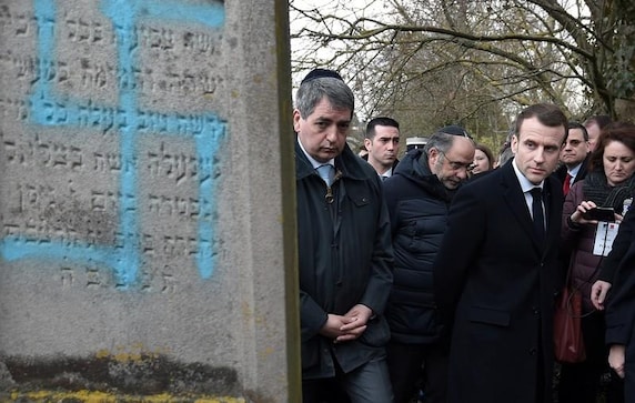 French TV cuts Facebook live feed from Jewish cemetery after anti-Semitic abuse French TV cuts Facebook live feed from Jewish cemetery after anti-Semitic abuse