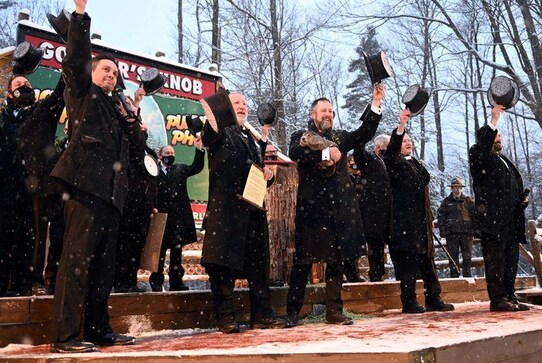 Groundhog predicts more winter for a country that just got a dose of it Groundhog predicts more winter for a country that just got a dose of it