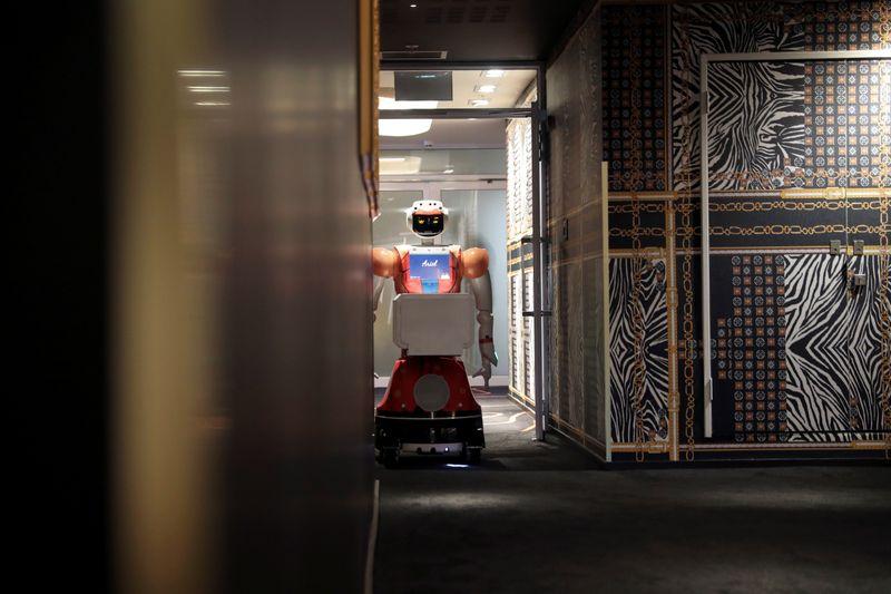  Robots at reception: South African hotel turns to machines to beat pandemic