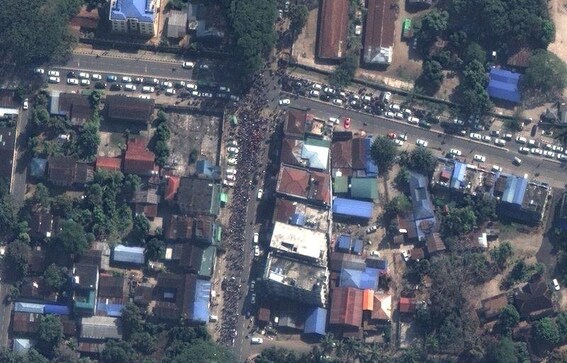 Myanmar coup protesters mass to reject army claim of support Myanmar coup protesters mass to reject army claim of support