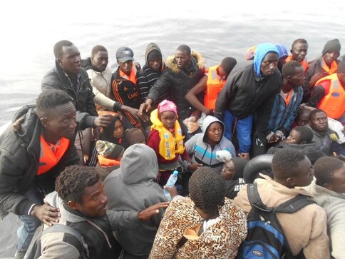 Two migrants die on boat left adrift by Libya coast guard - charity Two migrants die on boat left adrift by Libya coast guard - charity
